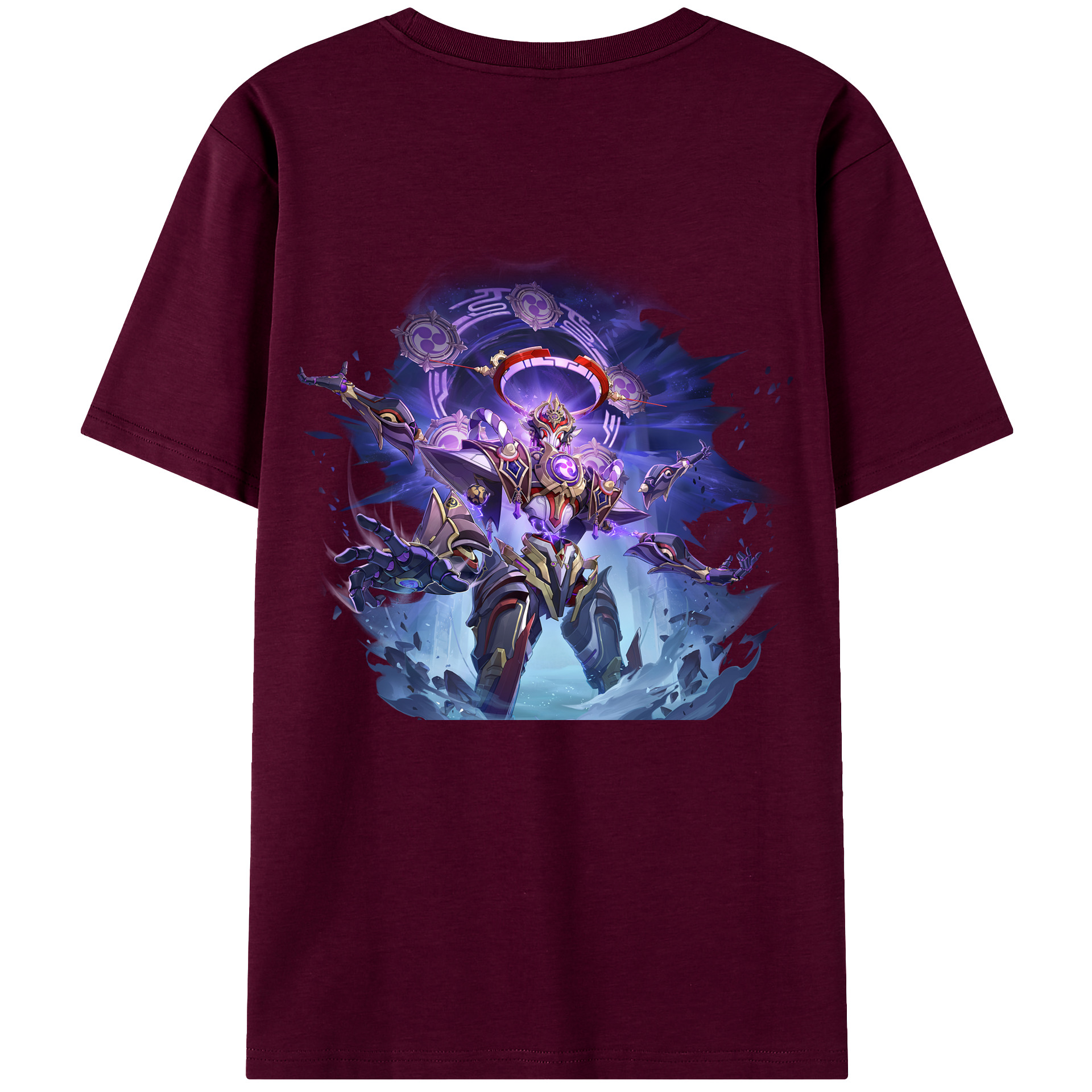 げんし神 さんペい genshin Sanpei レディース半袖Tシャツ(バックプリント)